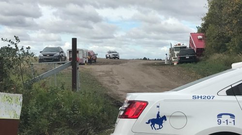 Dead person found in burnt vehicle near Sherwood Park