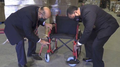 2 Duncan charities team up to send 100 wheelchairs to Ukraine