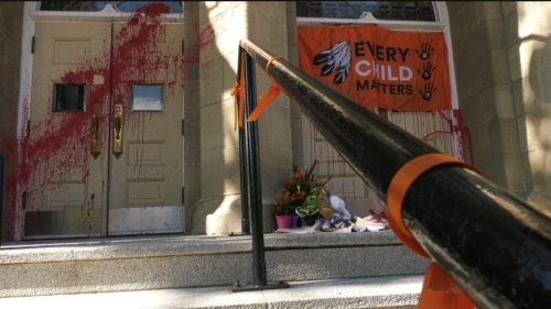 Grace Church forming relationships with Indigenous people after being targeted with red paint this summer