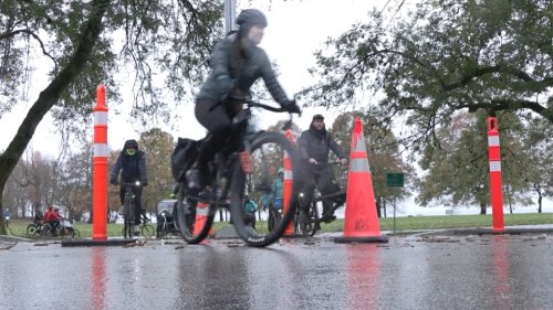 Vancouver park board votes to immediately remove temporary Stanley Park bike lane