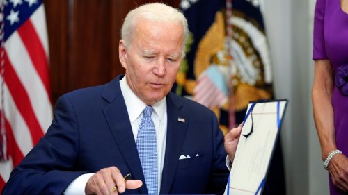 Biden signs landmark gun measure, says 'lives will be saved'