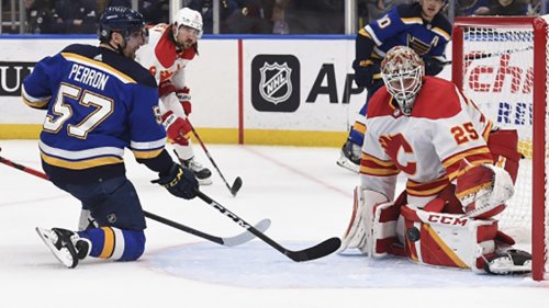 Saad, Husso spark Blues to 5-1 win over Flames