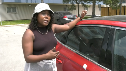 'I wanted to cry': Ontario woman to pay nearly $9,000 in damage to uninsured parked car