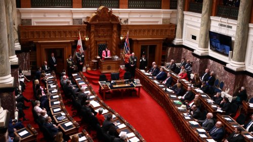 David Eby's first throne speech delivered without him