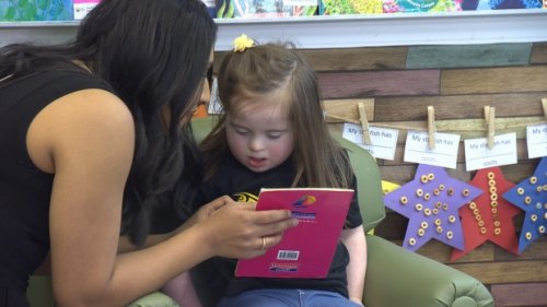 Kindergarten class celebrates student with Down syndrome