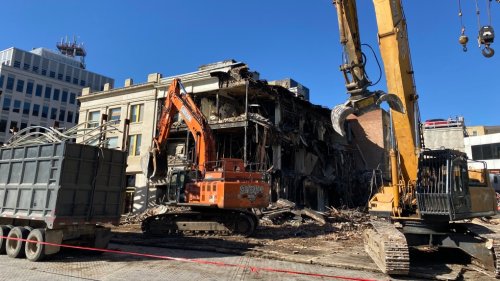 Demolition begins on Gordon Block in downtown Regina