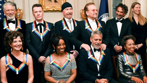George Clooney, Amy Grant, Gladys Knight, U2 receive Kennedy Center Honors