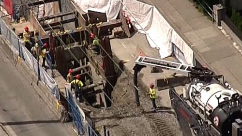 Coquitlam road closure due to collapse at construction site | Flipboard