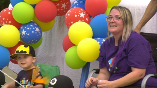 'Thank you so much': Toddler battling cancer receives parade of birthday wishes