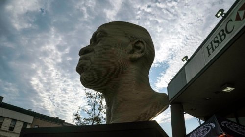 After vandalism, NYC George Floyd statue cleaned, will move