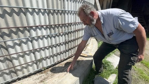 The power of the storm: Clarence-Rockland farmer's silo pushed off foundation