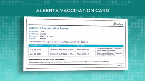 Delayed vaccine status cards: What Albertans need to know