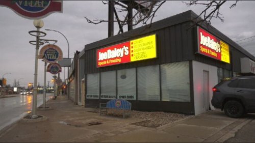 'It's troubling': Winnipeg sports memorabilia store target of three break-ins