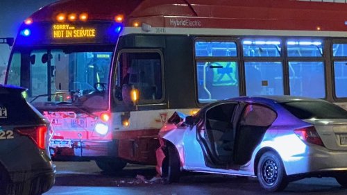 17-year-old Driver Arrested After Colliding With TTC Bus: Police ...