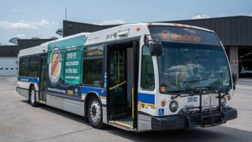 Vaccine bus stops off at St. Jacobs Market, high priority neighbourhoods