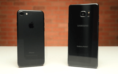 iPhone 7 destroys Samsung's Galaxy Note 7 in speed test