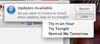 OS X Mavericks Will Now Let You Schedule App Updates For The Evening