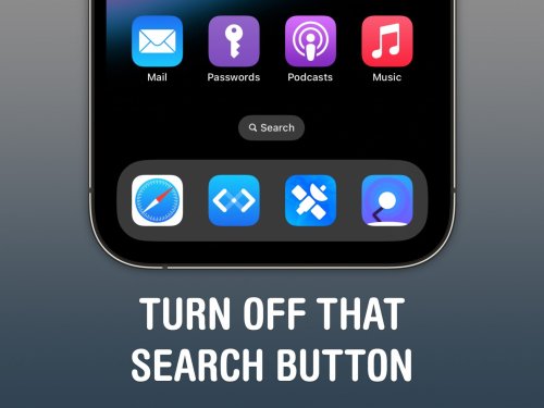 How to remove the Search button from your iPhone’s Home Screen