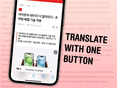 How to translate an entire website to English directly from Safari