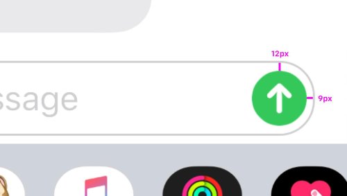 Designers can't 'unsee' iPhone's misaligned send message button