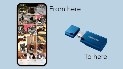 How to transfer every picture from your iPhone to an external drive