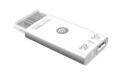 iUSBport Mini USB Drive Has Its Own WiFi HotSpot For Streaming Media Or Sharing Files