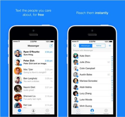 Completely Redesigned Facebook Messenger iOS 7 App Now Available