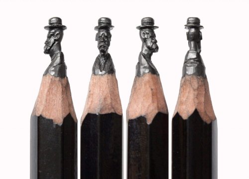 Pencil artist works in miniature -- and that's the point