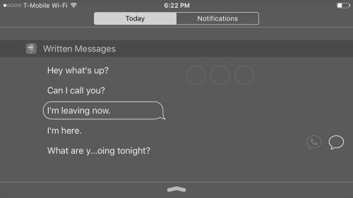 Handy new app turns Notification Center into messaging machine