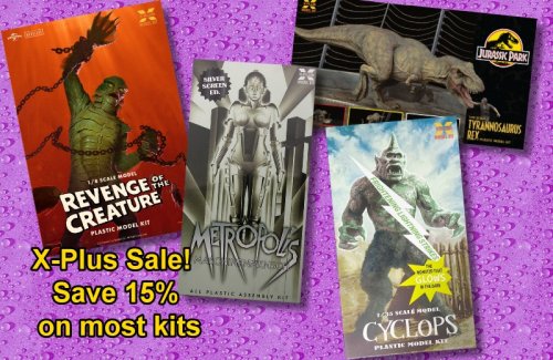 15% Sale on X-Plus kits at CultTVman