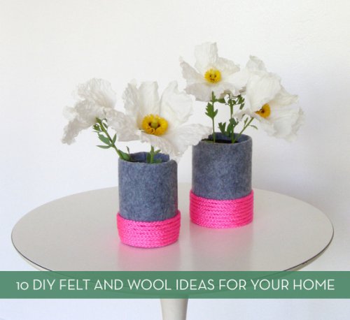 Roundup: 10 DIY Projects Using Felt And Wool