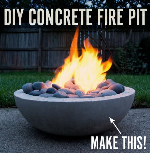 Make It: Modern DIY Concrete Fire Pit