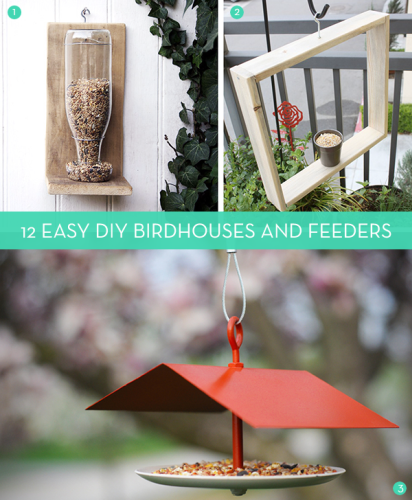 12 Stylish and Easy DIY Birdhouses and Feeders