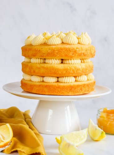 Three Layer Lemon Cake