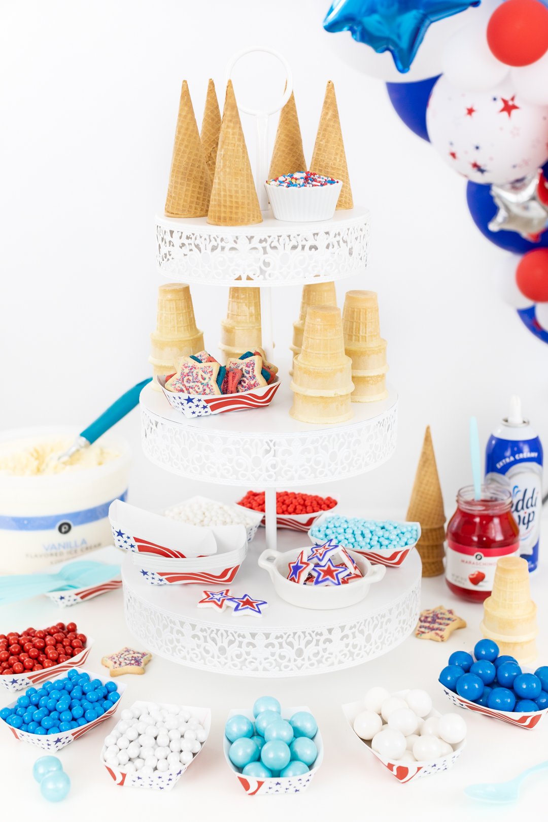 Patriotic Ice Cream Bar