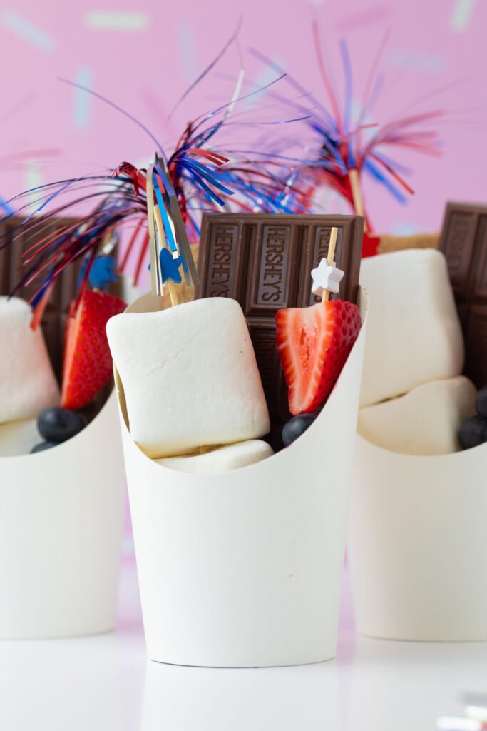 S'mores Charcuterie Cups are The Best Summer Snack Idea