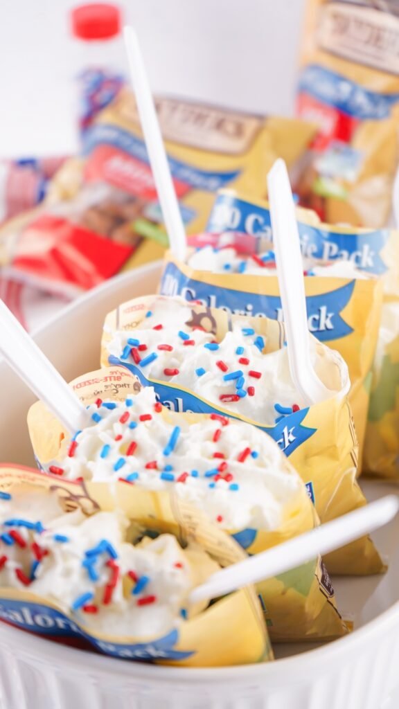 Red White and Blue Walking Pretzel Salad to Make Right Now