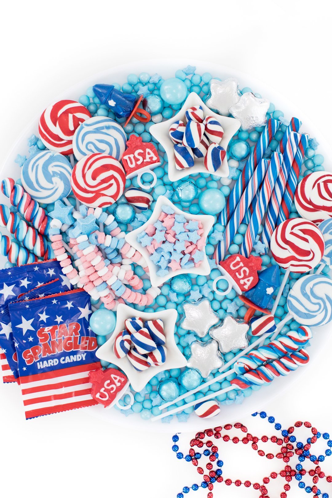 4th of July Candy Charcuterie Board