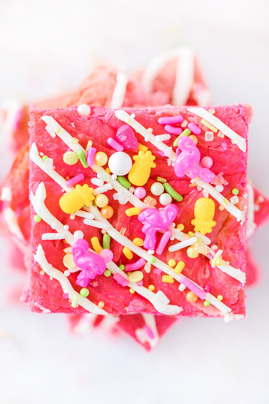 Easy Flamingo Dessert Bars