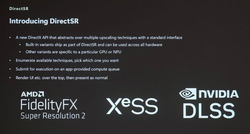 Microsoft Unveils DirectSR Technology at GDC 2024