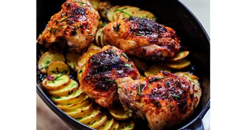 Skillet-Roasted Chicken and Potatoes | Recipes