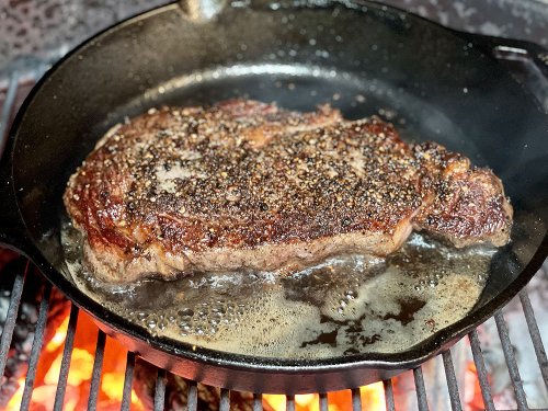A Perfect Mother’s Day Dinner: Ribeye Steak with Au Poivre Sauce