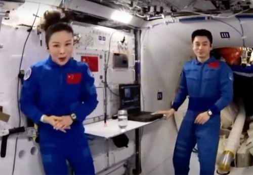 Debunked! Critics say glass of water proves China faked space station video. Science says otherwise
