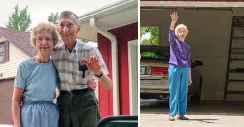 For 27 years, woman photographed her parents waving goodbye to her — the final image is a punch to the gut