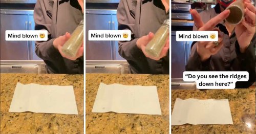 Woman's unique method to use salt and pepper shakers has blown everyone's minds