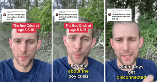 Teacher explains the emotional 'crisis' that boys face between the ages of 5 and 15