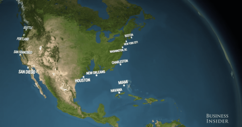 What would the Earth look like if all the ice melted? The answer is terrifying.