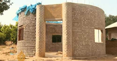 Nigerians are building earthquake-proof homes from plastic bottles and it could be a game-changer