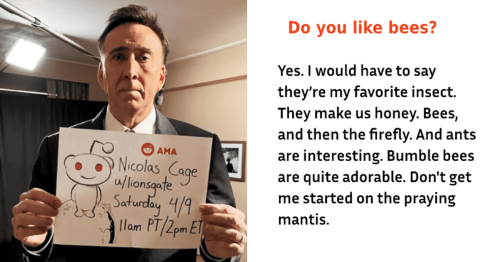 Nicolas Cage did an ‘Ask Me Anything’ session and here are 15 amazing answers that left us in awe