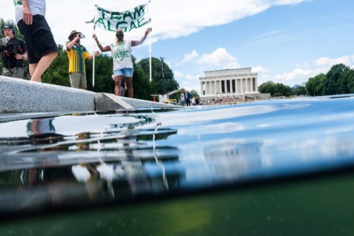 Was the Reflecting Pool vandalized? Experts cast doubt on Trump's claims